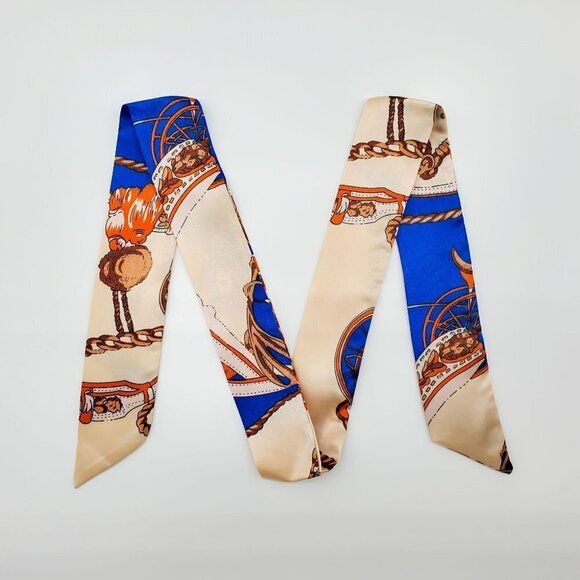 Skinny Scarf | Hand Bag, Neck Scarf (2 pieces) - Color Set #13 / Brand NEW - Picture 6 of 14